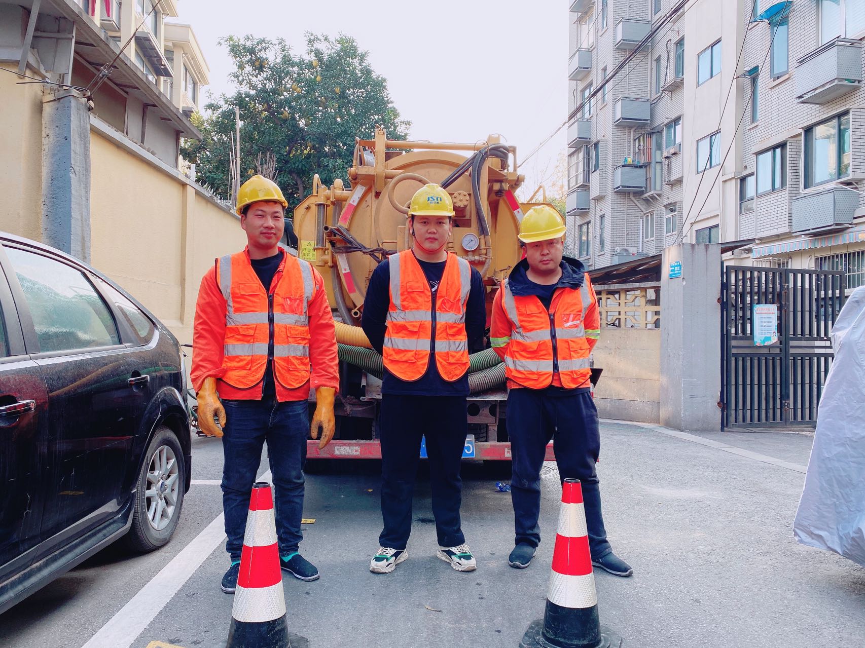 白鹭南京某小区管道清淤检测施工